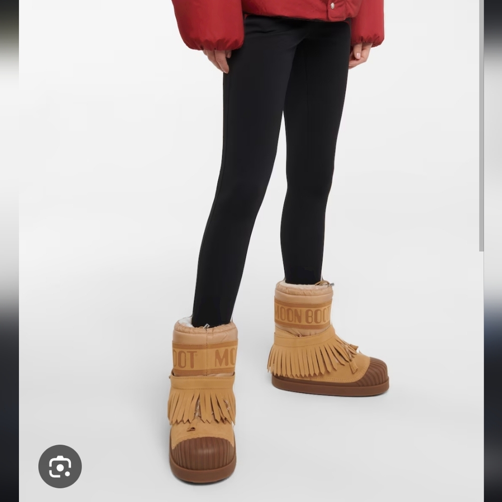 Moncler x Moon Boot Palm Angels Snow Boot 8 Moncler Palm Angels Tan Snow Boots - Picture 7 of 17